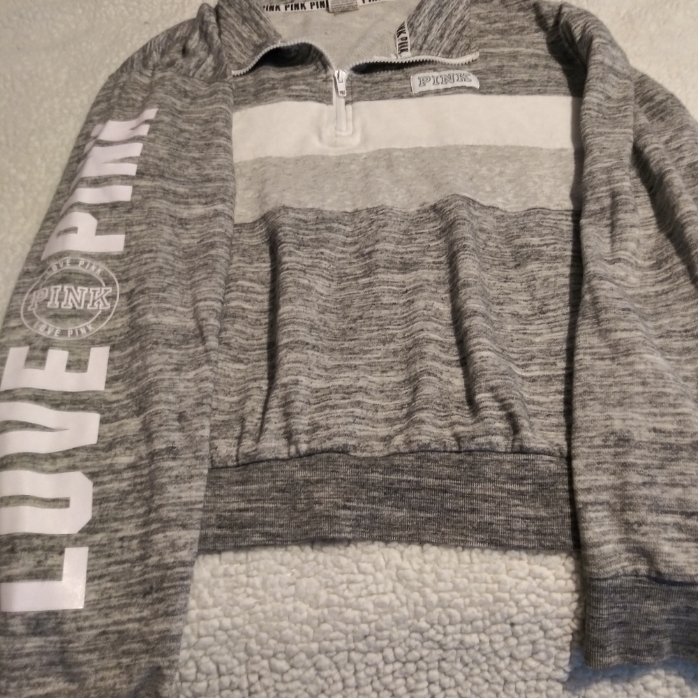 Pink vs 1/4 zip.